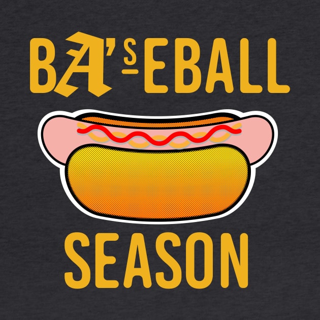 Baseball Season - Hotdog (Gold) by mikelcal